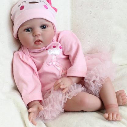 Pink Crown Romper Set 18'' Realistic Baby Doll - Mollie