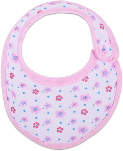 Baby Doll Accessories Set – 7 Pcs Feeding and Caring Set with Magic Disappearing Bottles, Pacifier, Diapers and Bibs Doll Pretend Play Gift for Kids