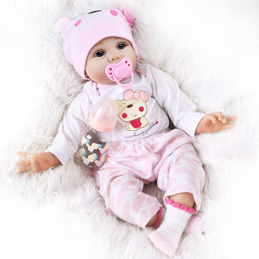 Newborn Puppy Snap Bodysuit 16'' Realistic Baby Doll - Lucy