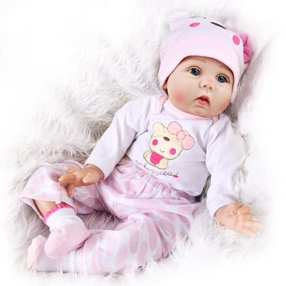 Newborn Puppy Snap Bodysuit 16'' Realistic Baby Doll - Lucy