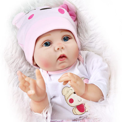 Newborn Puppy Snap Bodysuit 16'' Realistic Baby Doll - Lucy