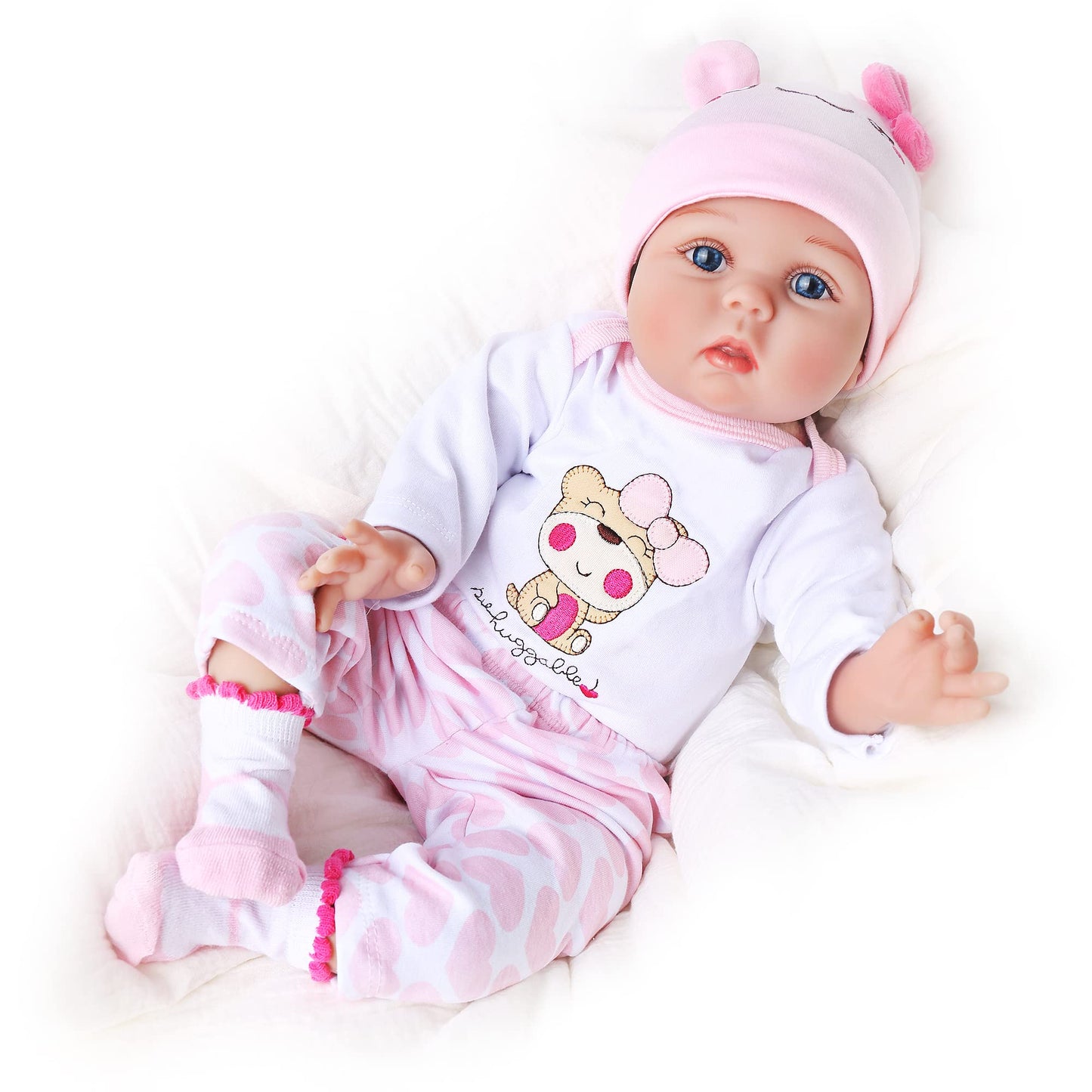 Newborn Puppy Snap Bodysuit 16'' Realistic Baby Doll - Lucy