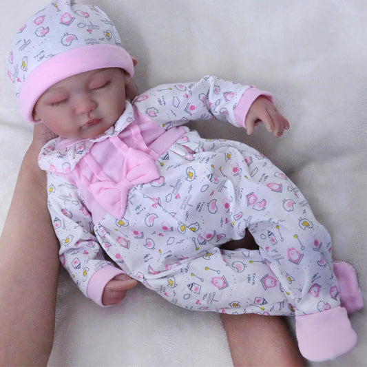 Newborn Kitten Bodysuit 16'' Realistic Baby Doll - Zoe