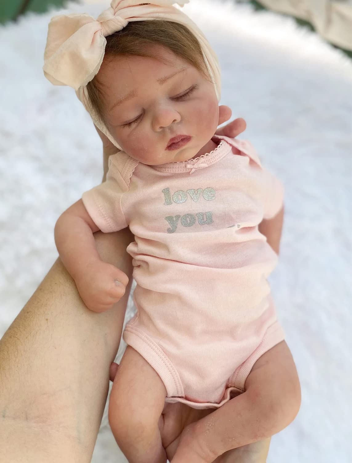 Pink Romper 19'' Realistic Baby Doll - Fay