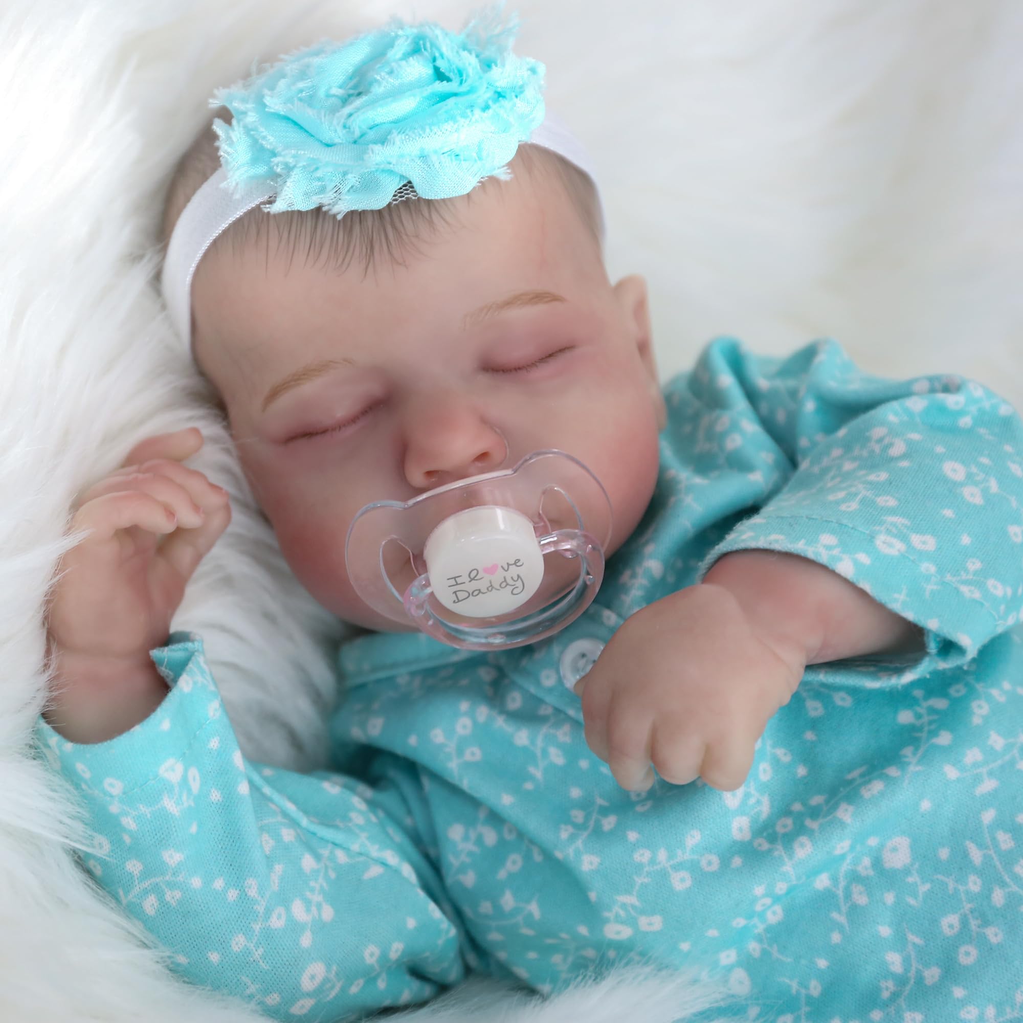 OOROY Realistic Reborn authentic Baby Dolls - 20 Inch Lifelike Newborn Baby Doll Girl Real