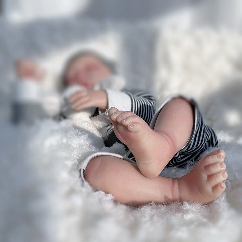 Zebra Bodysuit 22'' Realistic Baby Doll- Austin