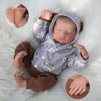 Squirrel Romper Set 18'' Realistic Baby Doll - Levi